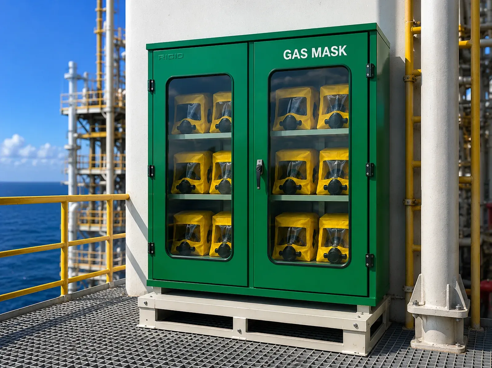 GRP Gas Mask Cabinets