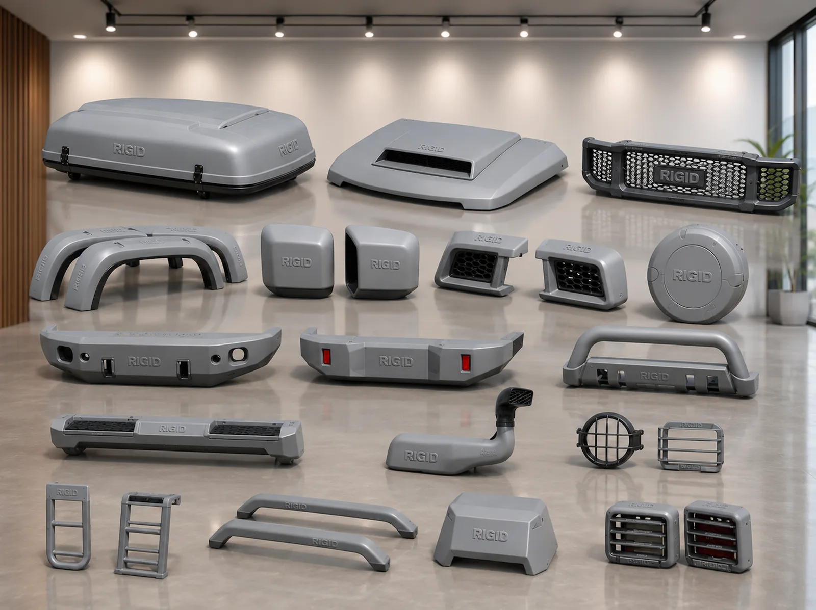 GRP Automotive Accessories - custom GRP vehicle accessories designed for automotive enhancement, utility applications, commercial vehicles, and specialty transport systems.