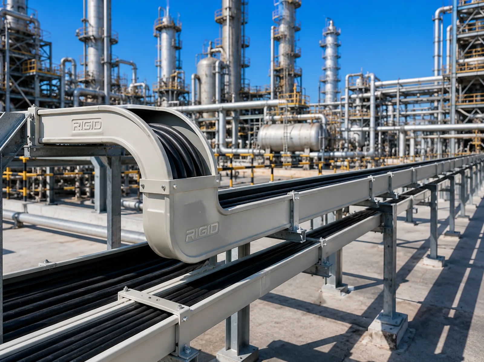 GRP Cable Trays - premium-quality GRP cable trays designed for safe, durable, and maintenance-free cable routing solutions in corrosive and hazardous environments.