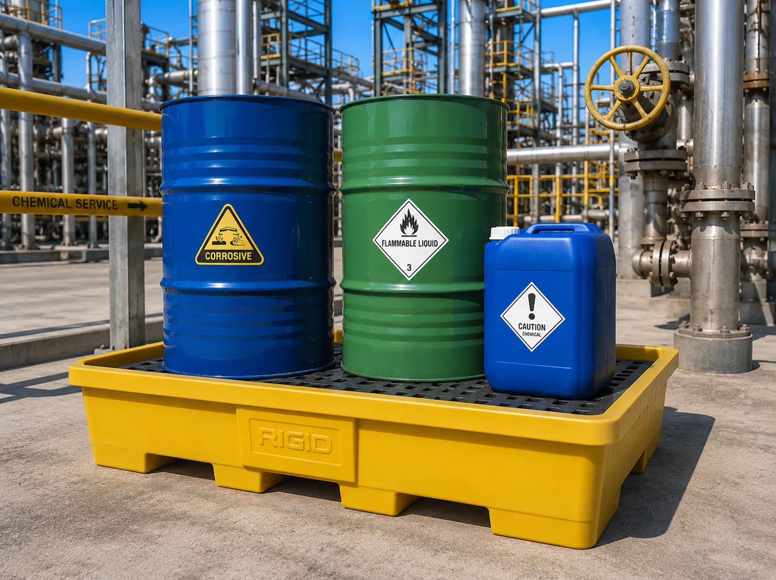 GRP Chemical Spill Trays - high-performance GRP chemical spill trays designed for safe containment of hazardous liquids, chemicals, oils, and industrial fluids.