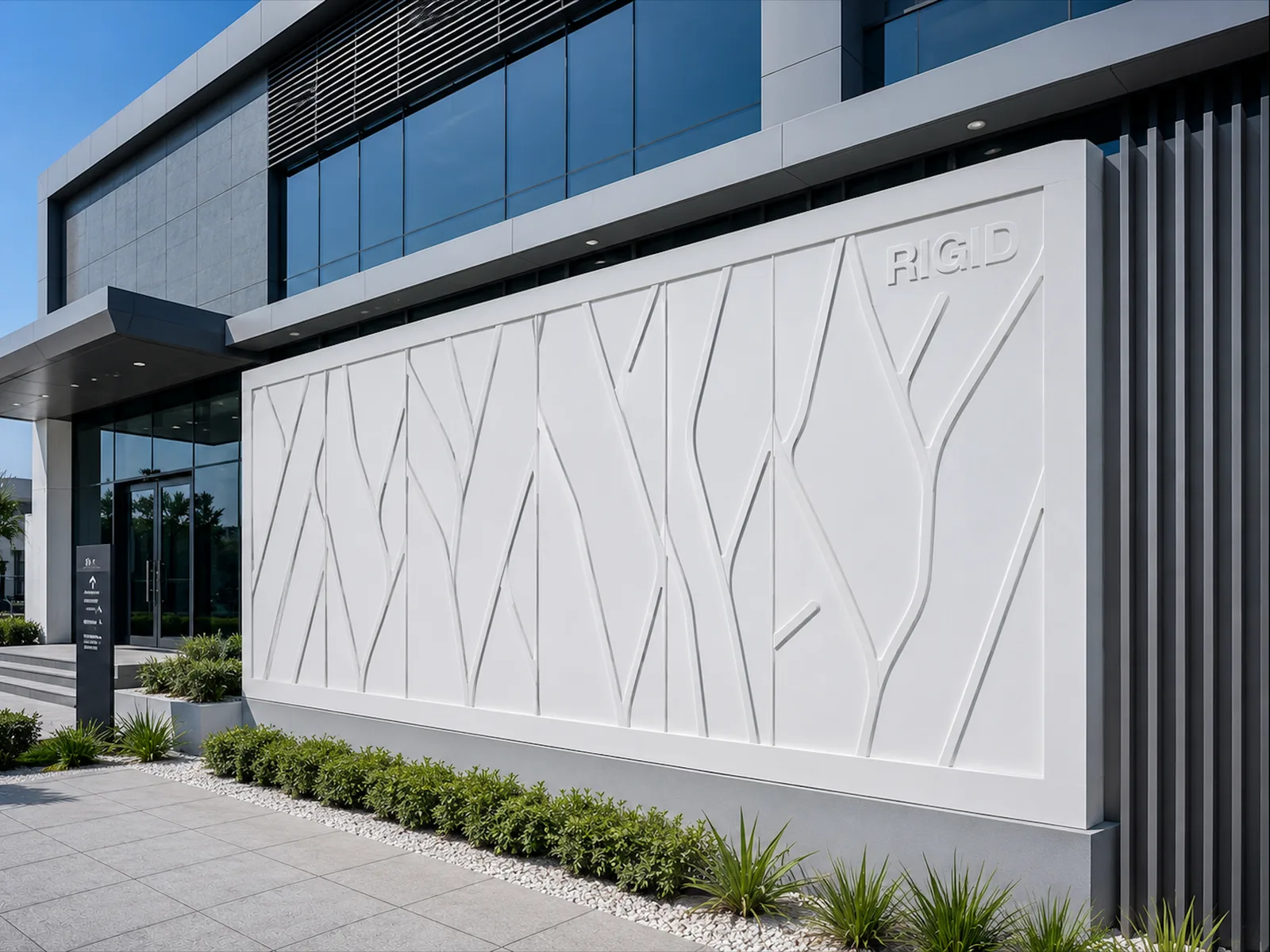 GRP Decorative Panels - decorative GRP panels designed for modern architectural facades, interior fit-outs, feature walls, ceilings, and artistic installations.