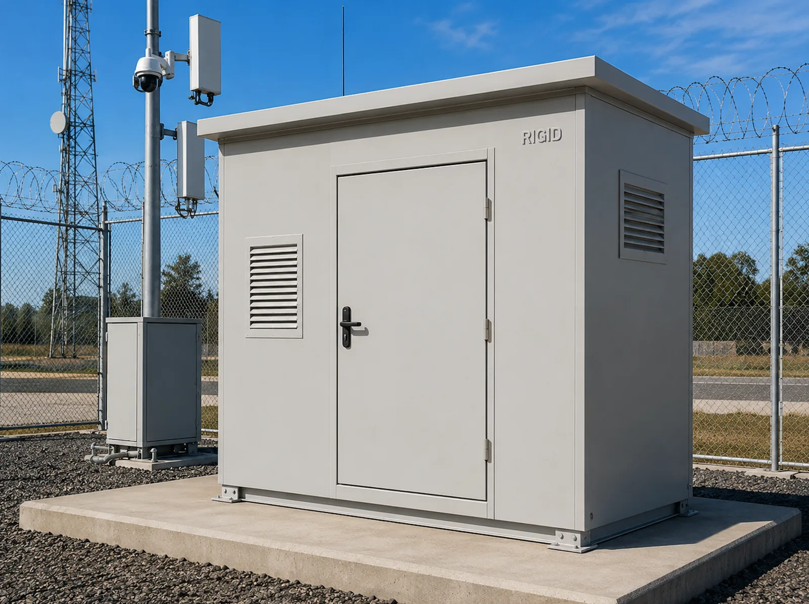 GRP Equipment Shelters - GRP Equipment Shelters engineered to provide long-term protection for electrical, telecom, monitoring, surveillance, and utility equipment operating in harsh environments.