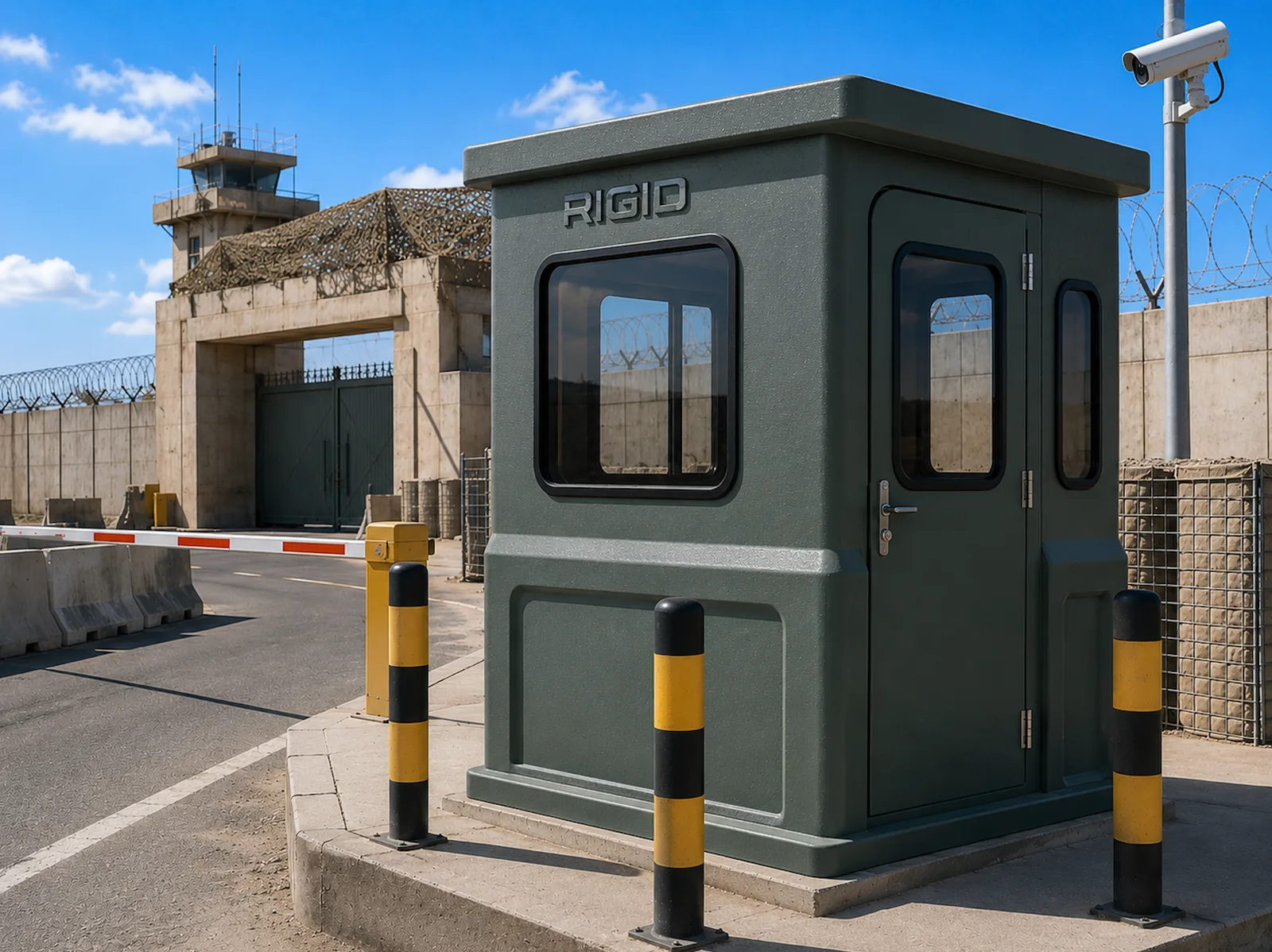 GRP Guard Houses & Security Cabins - GRP Guard Houses and Security Cabins engineered to provide safe, comfortable, and secure accommodation for security personnel.