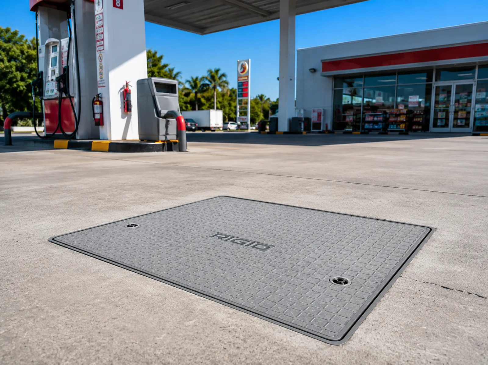 GRP Manhole Covers - high-strength GRP manhole covers designed for utility access systems, drainage networks, telecommunications, and municipal infrastructure applications.