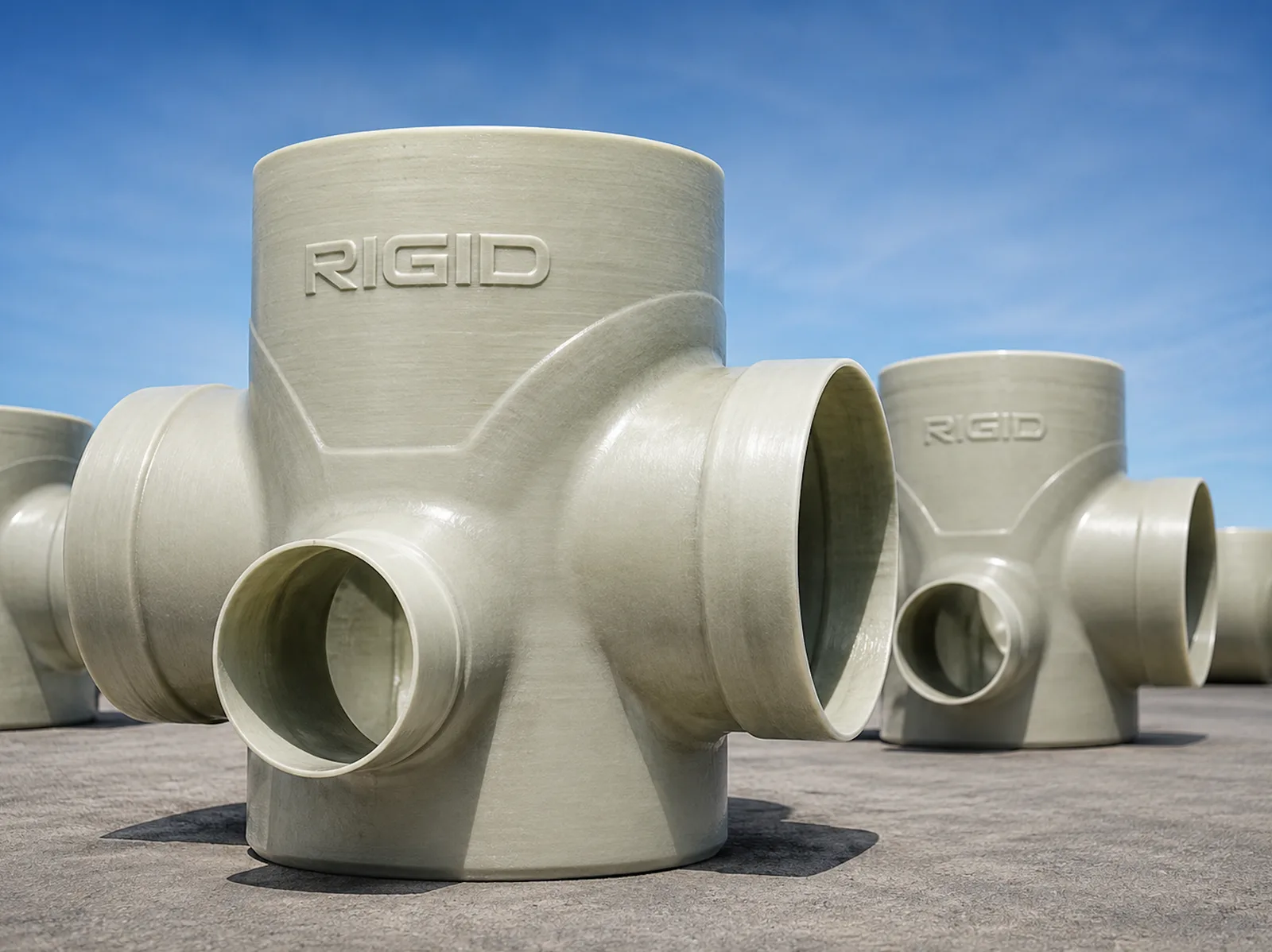 GRP Manholes & Chambers - GRP manholes and chambers engineered for underground utility networks, sewerage systems, telecom infrastructure, and drainage applications.