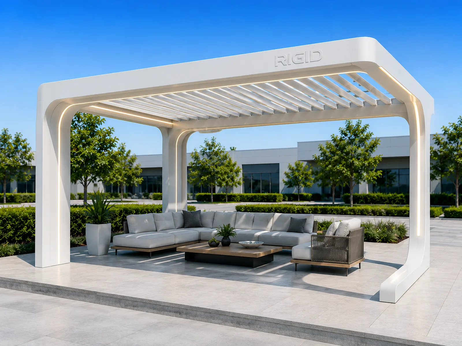 GRP Pergolas - premium-quality GRP Pergolas engineered to enhance outdoor spaces with a combination of architectural elegance, durability, and low maintenance performance.
