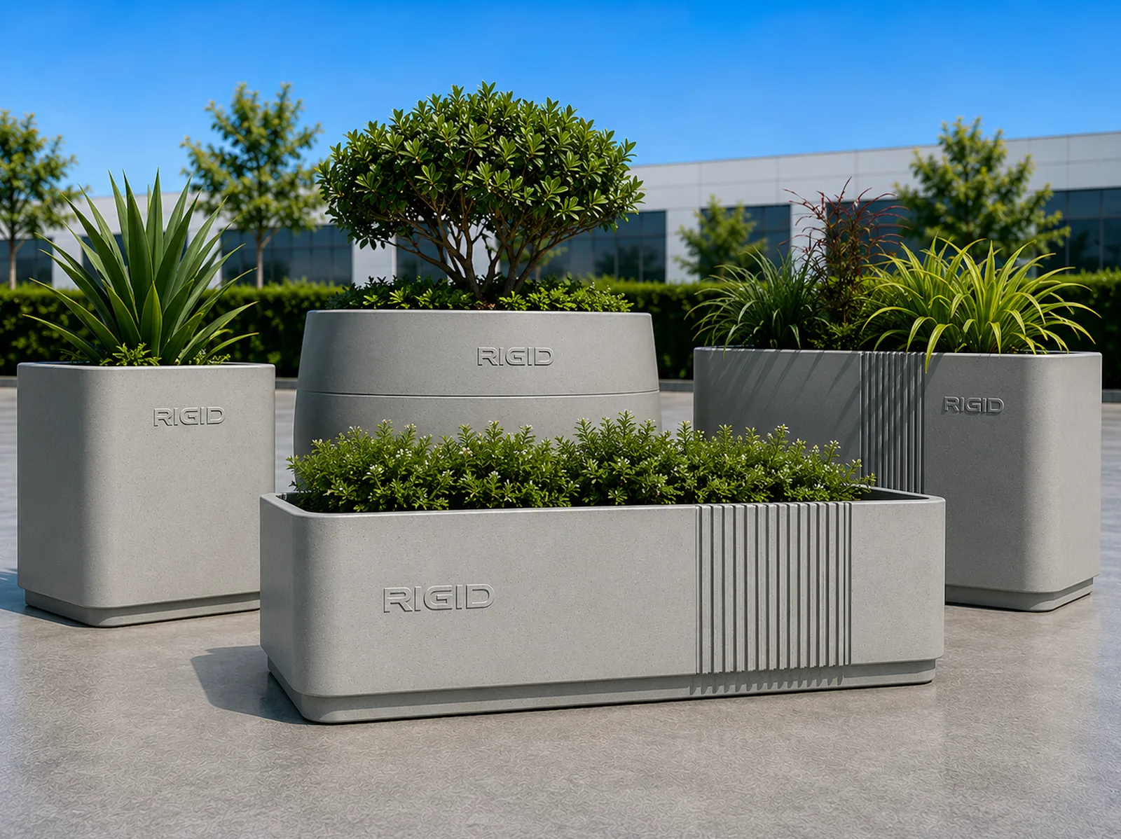 GRP Planter Boxes - premium GRP planter boxes engineered for landscaping, architectural, and urban outdoor applications.