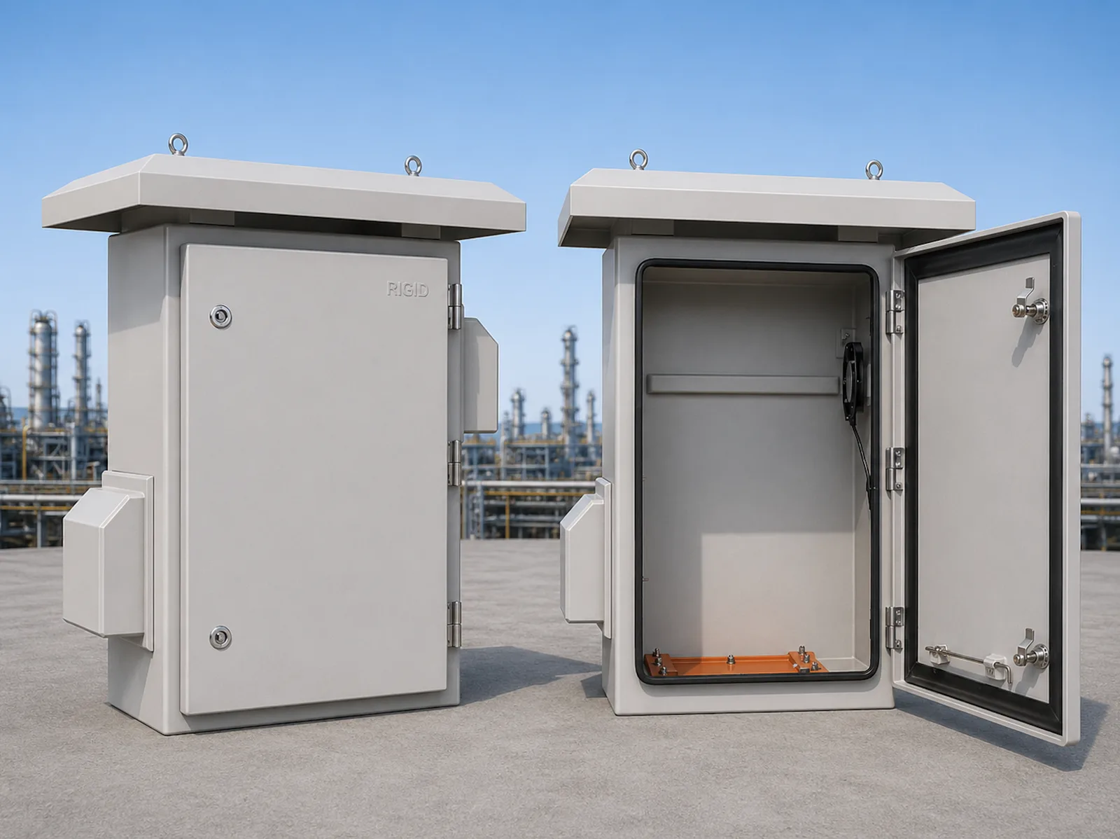 GRP PLC Enclosures - advanced GRP PLC Enclosures specifically designed to house Programmable Logic Controllers (PLCs), remote I/O systems, communication equipment, industrial controllers, and automation hardware.