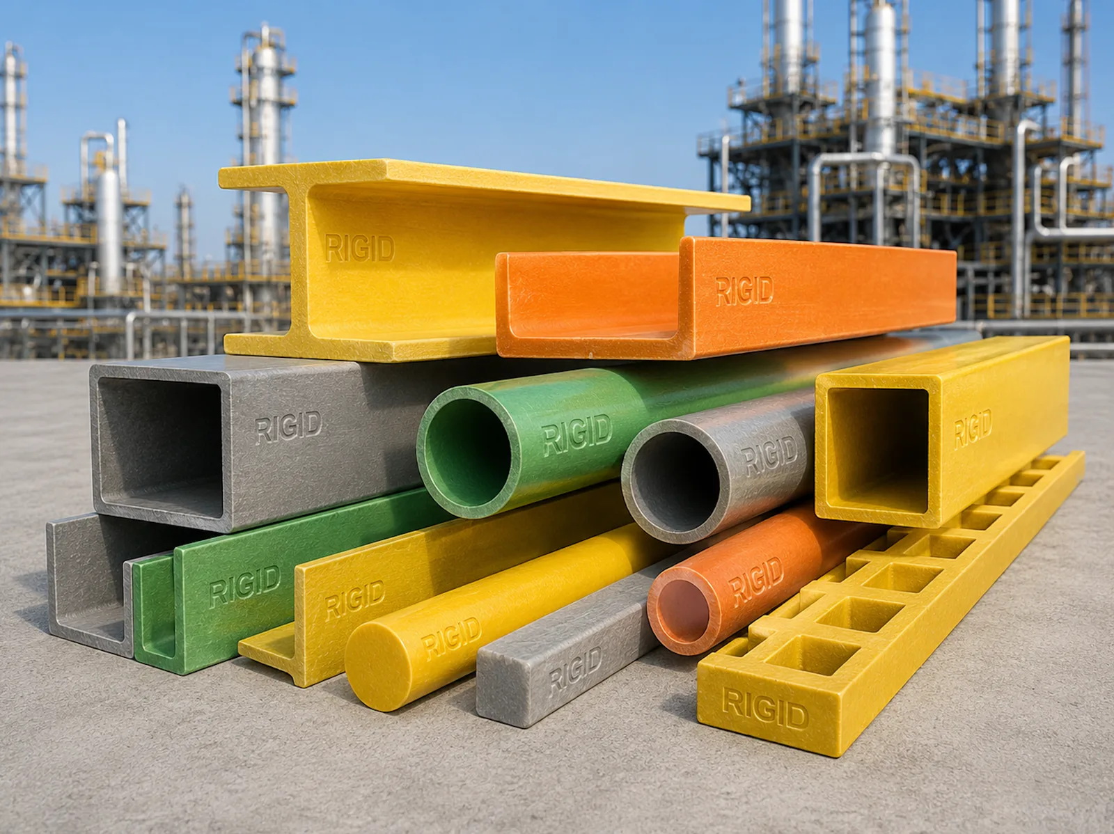GRP Pultruded Structural Profiles
