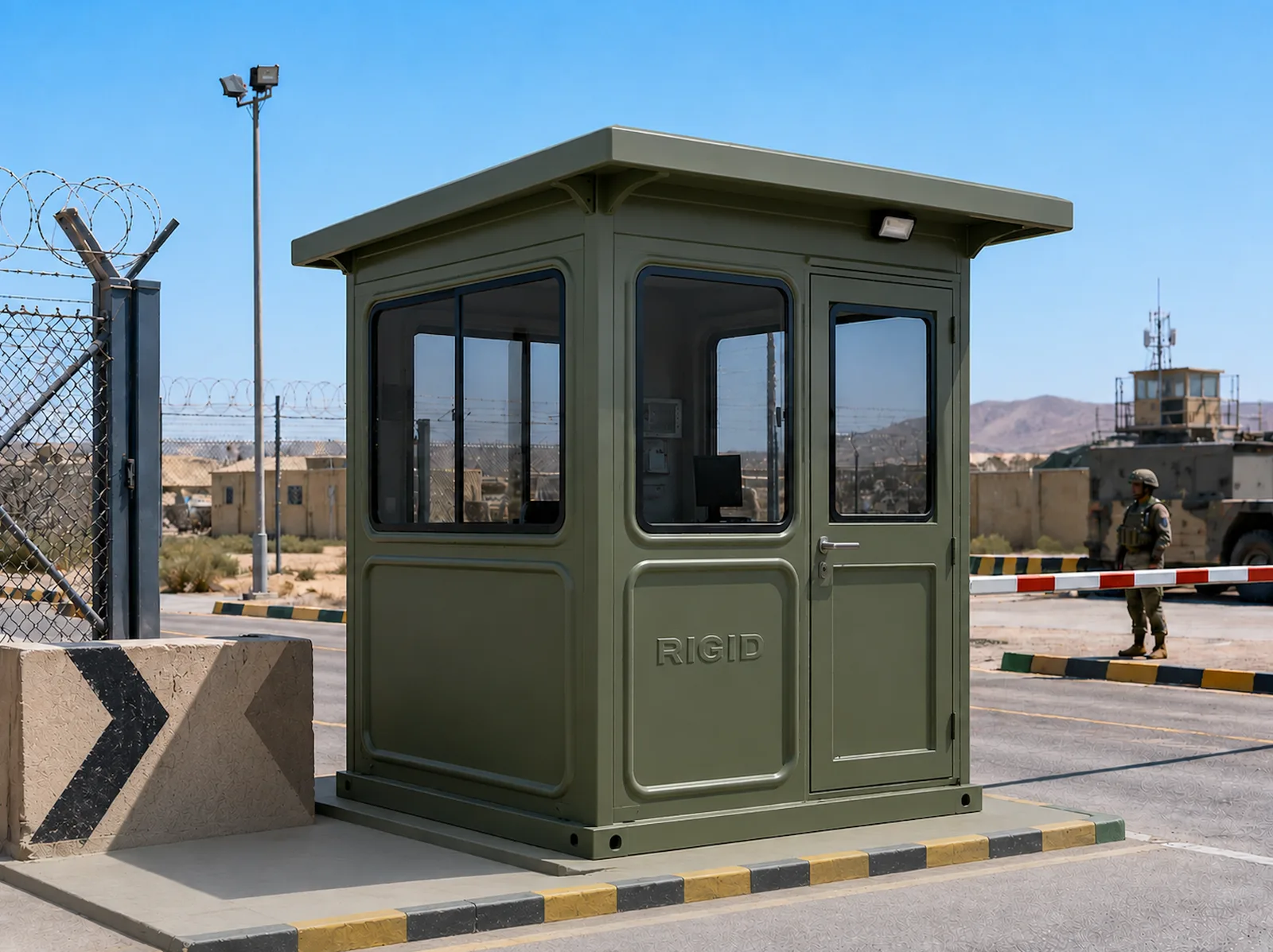 GRP Security Kiosks - high-quality GRP Security Kiosks designed to provide secure, durable, and weather-resistant workspaces for security personnel operating in demanding environments.