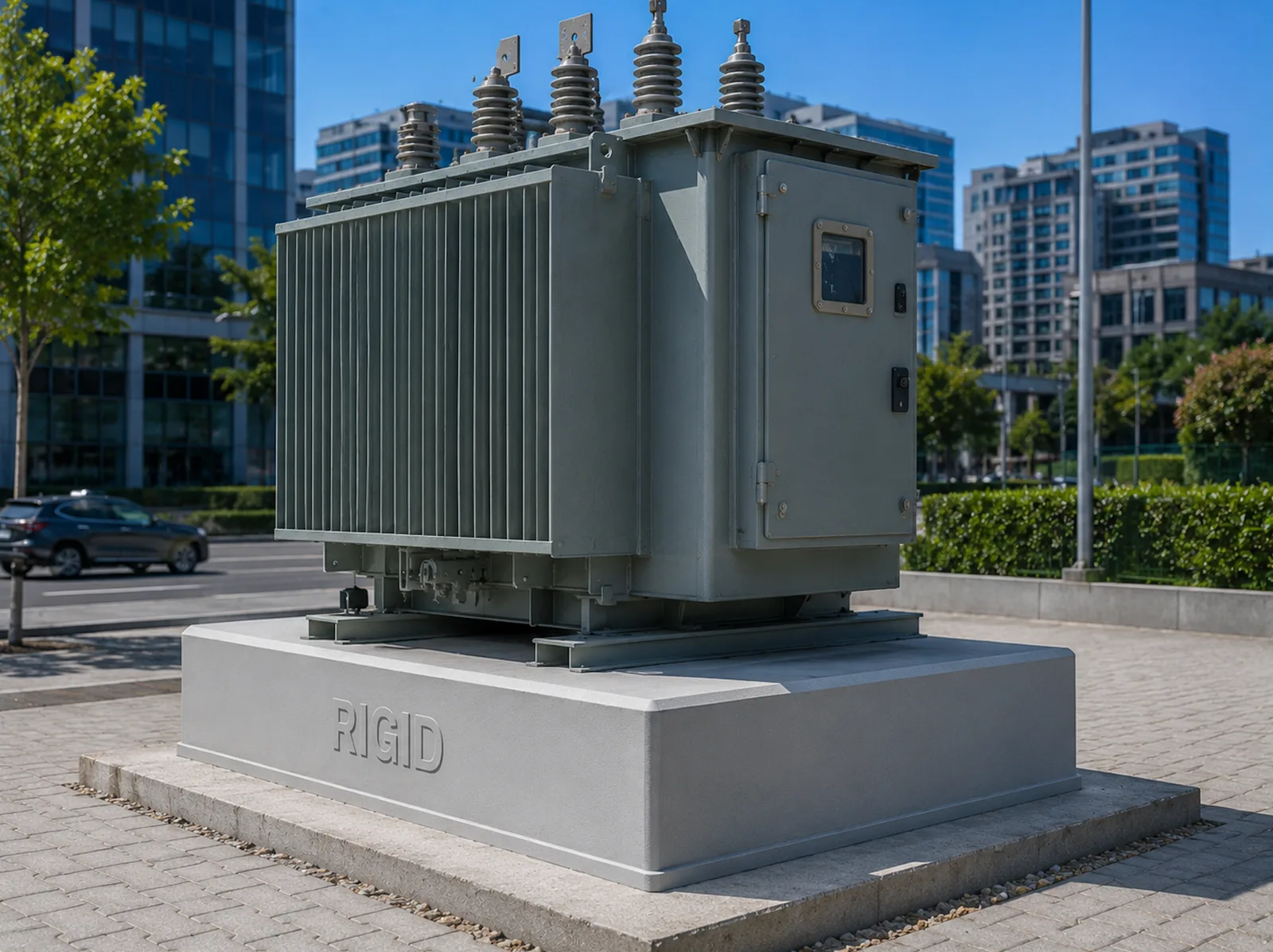 GRP Transformer Equipment Bases - high-strength GRP Transformer Equipment Bases engineered to provide durable, corrosion-resistant, and maintenance-free support foundations for transformers, switchgear, RMUs, feeder pillars, electrical kiosks, generators, battery systems, and other critical electrical equipment.
