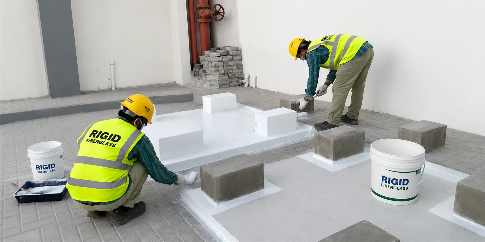 GRP Lamination Services for Qatar National Bank (QNB)