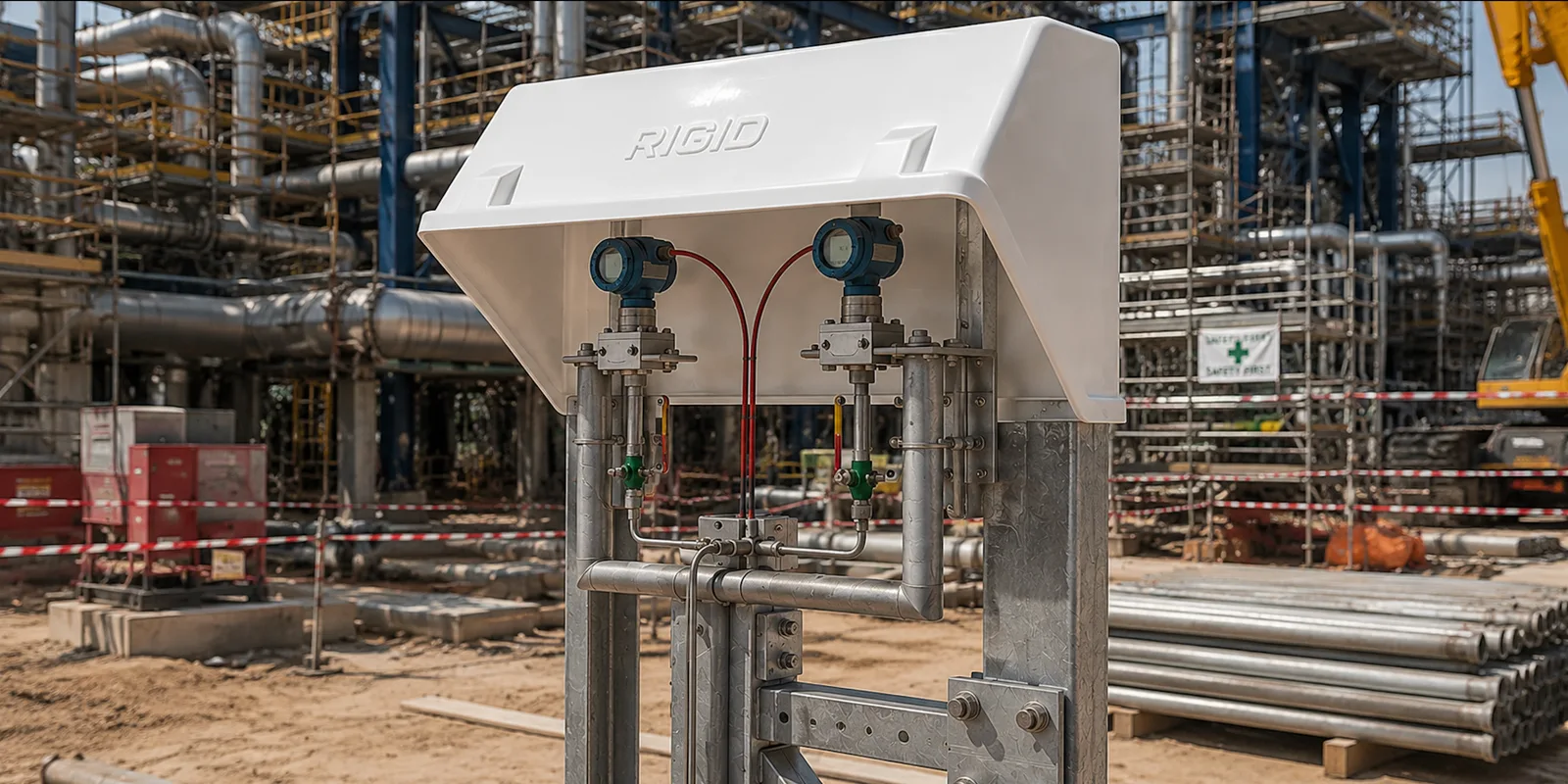 GRP Instrument Sunshade (Canopy) for Ras Laffan Olefins Company (RLOC)
