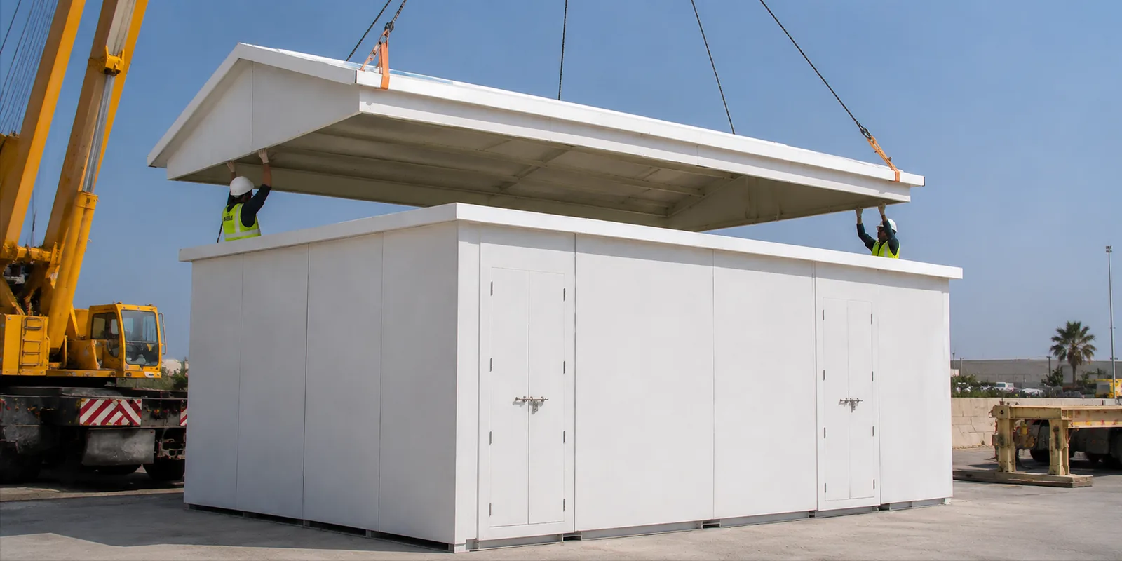 GRP Kiosk Roof Replacement for Qatar Armed Forces